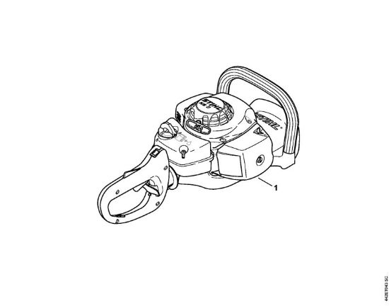 Cortasetos (HS) HS 81 R Níºmero de máquinaÂ  de la marca Stihl